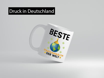 Welt Beste Staatsanwältin | Anwältin Geschenkidee Humor Tasse