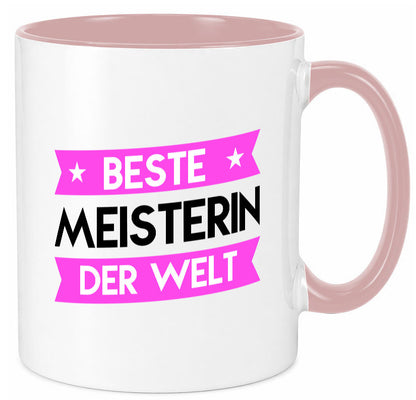 Beste Meisterin | Meisterbrief Geschenk Humor Geschenkidee lustiger Spruch Tasse