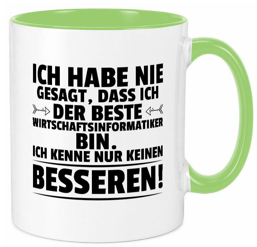 Der Beste Wirtschaftsinformatiker | Wirtschaft Informatik lustig Humor Tasse