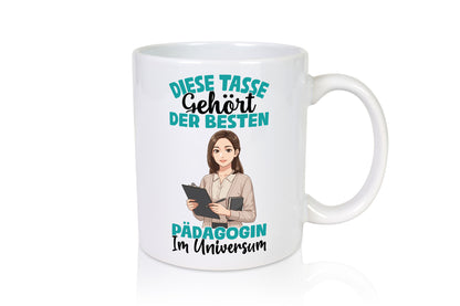 Im Universum: Pädagogin | Pädagogik lustig Humor Geschenkidee Geschenk Tasse