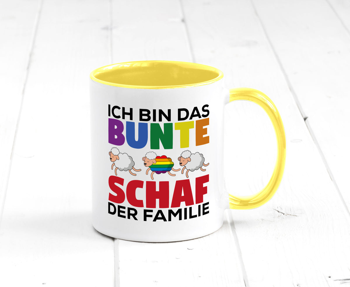 LGBTQ+ Tasse | Buntes Schaf Regenbogen Humor Geschenkidee