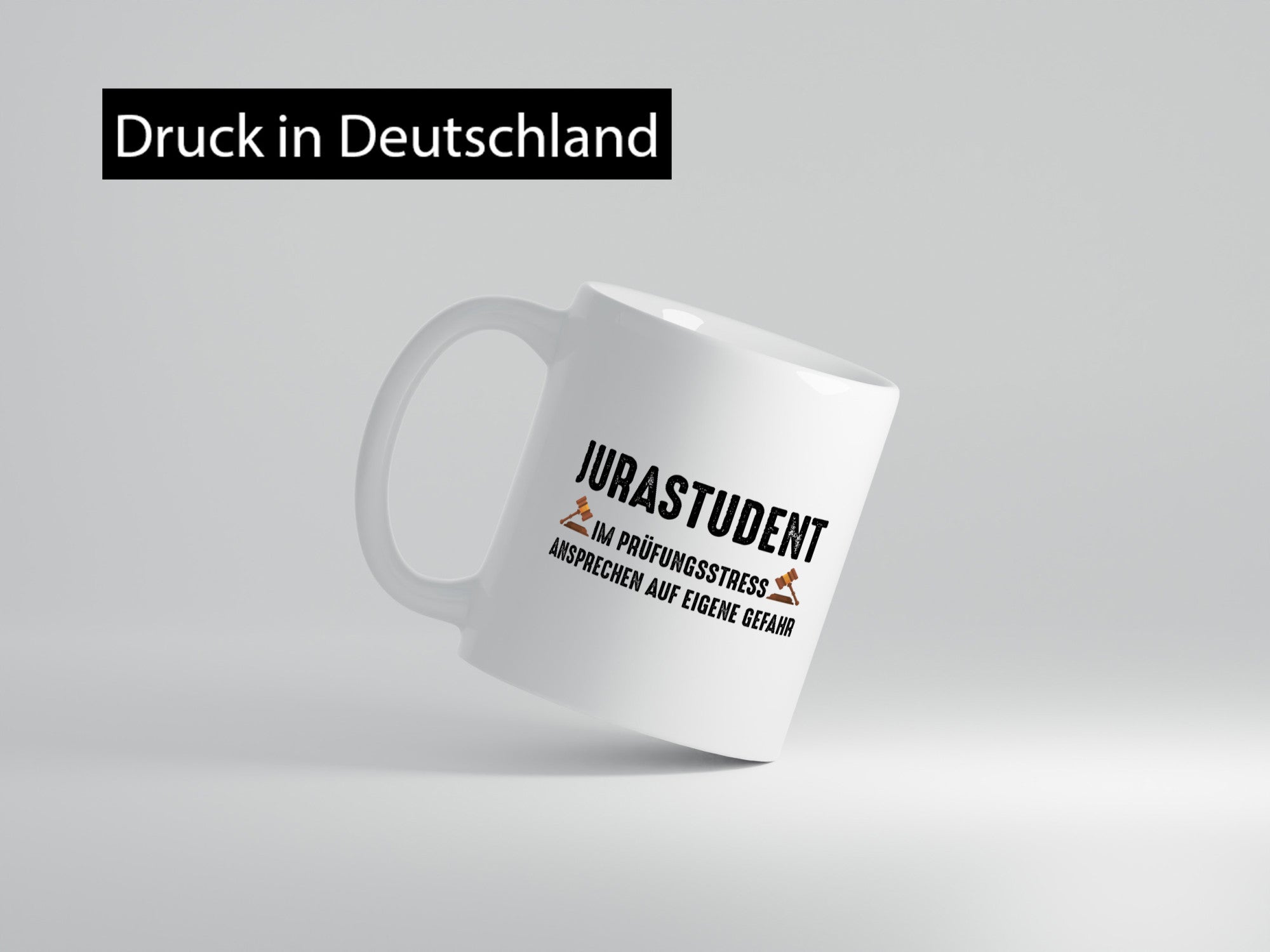 Jura student | Ansprechen auf eigener gefahr Prüfung Humor Geschenkidee Tasse