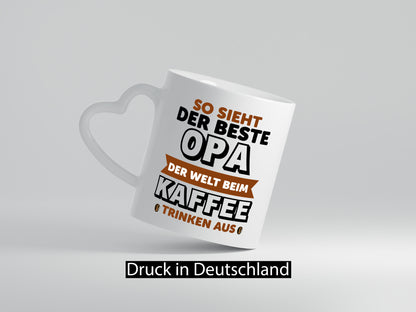 Der beste Opa Welt | Spruchtasse Großvater Humor lustiger Spruch Geschenk