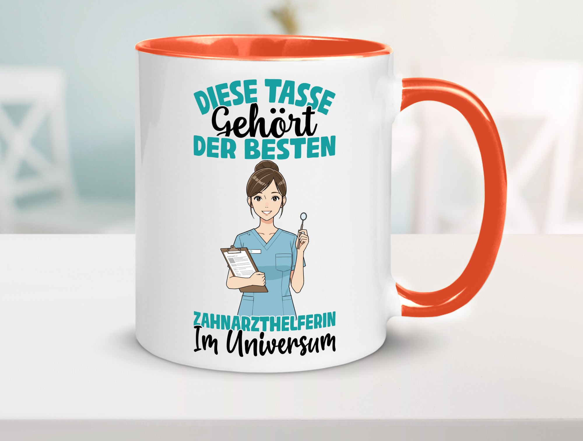 Im Universum: Zahnarzthelferin | Zahnmedizin Humor Geschenkidee Tasse