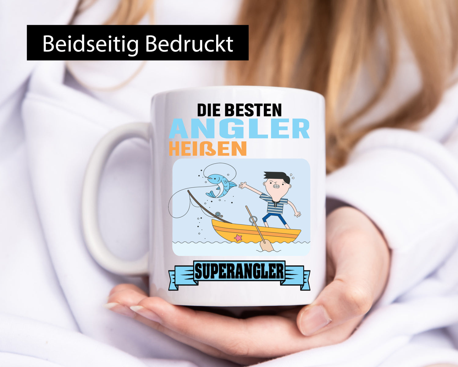 Die besten Angler heißen Superangler Geschenk Humor Geschenkidee lustiger
