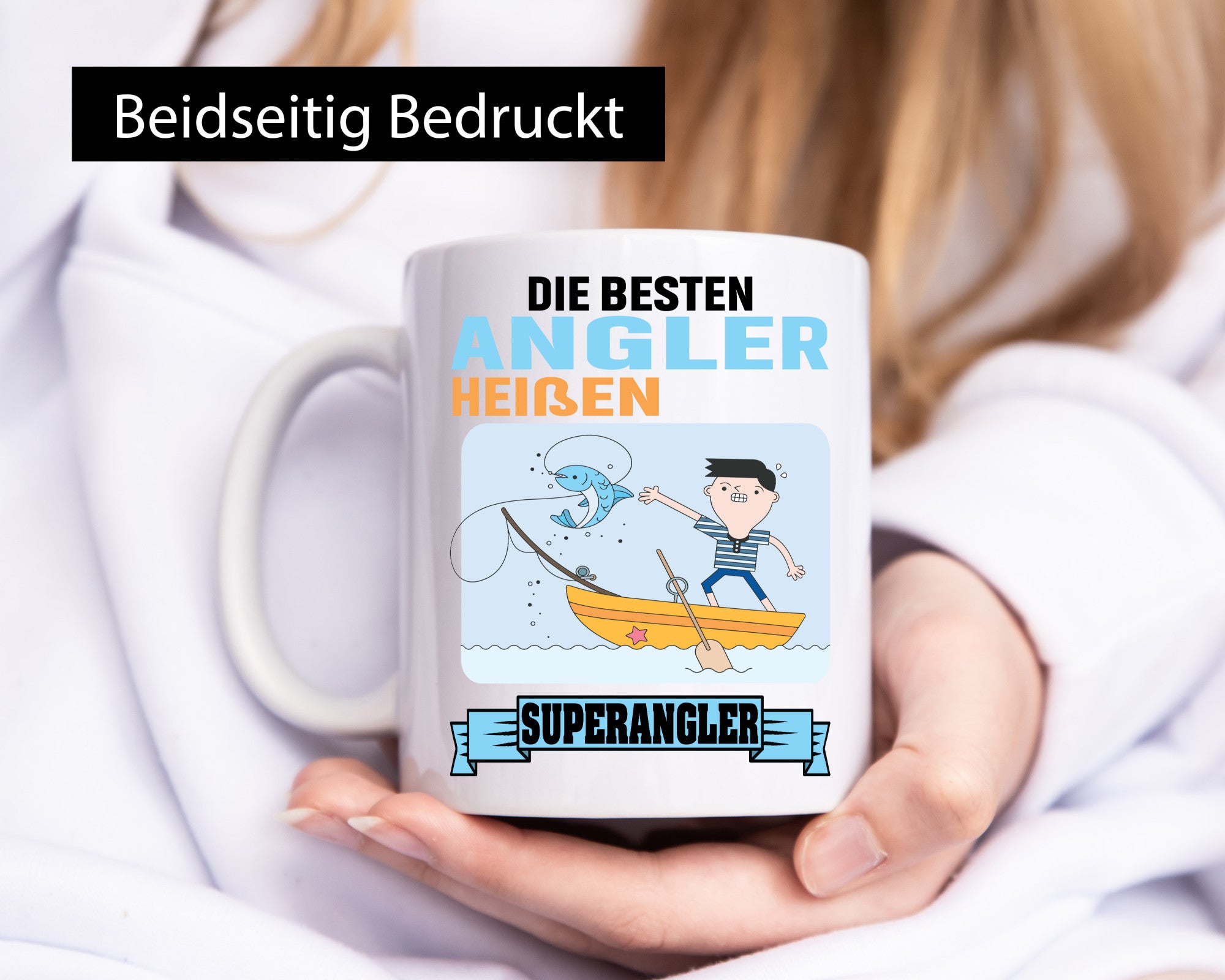 Die besten Angler heißen Superangler Geschenk Humor Geschenkidee lustiger