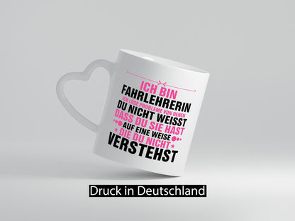 Löse Probleme: Fahrlehrerin| Fahrschule v2 Humor Geschenkidee Tasse