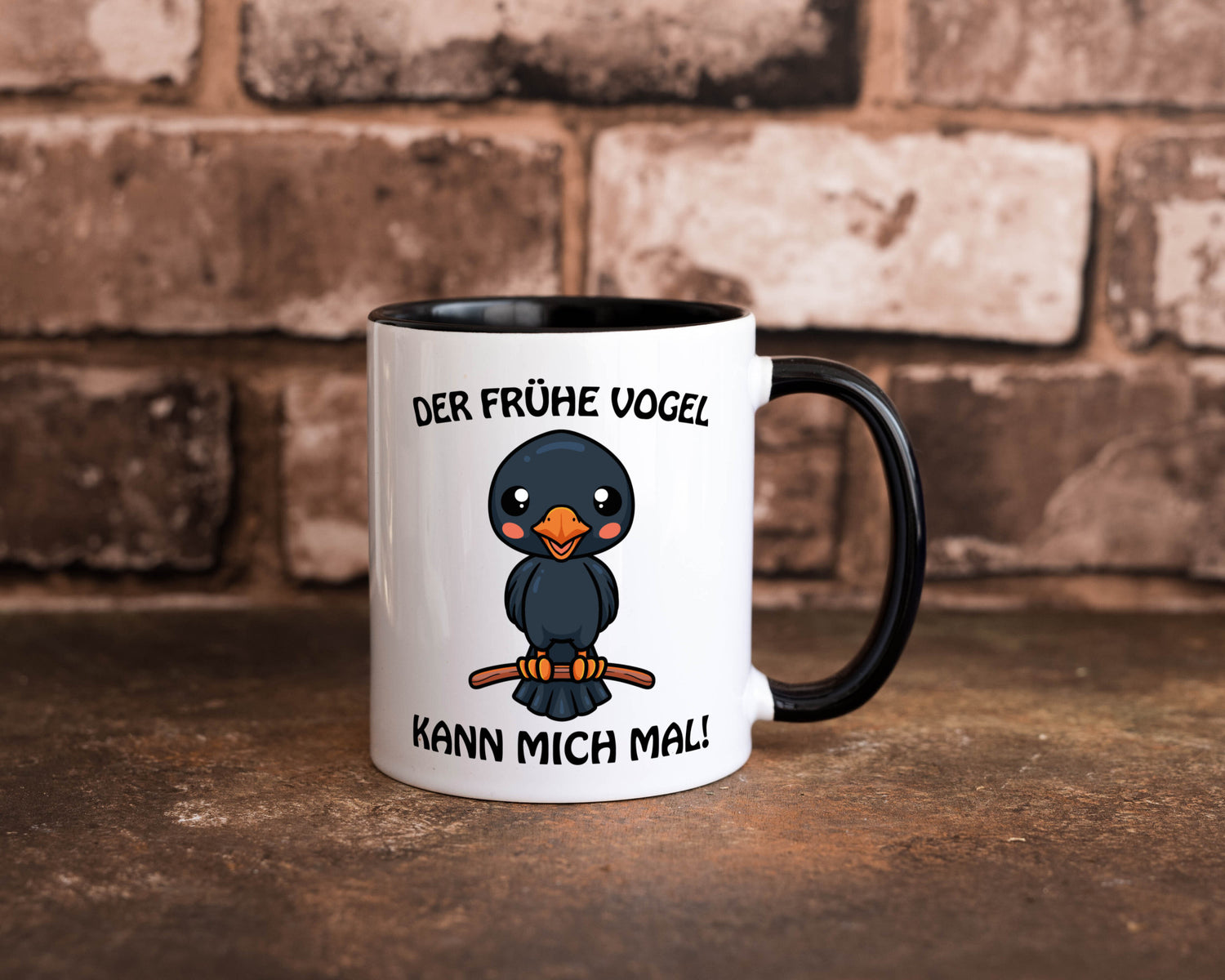 Der Frühe Vogel Humor Geschenkidee Tasse