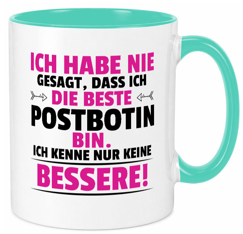 Die Beste Postbotin | Beruf Post Briefträger Geschenk Arbeit Kollegen Büro