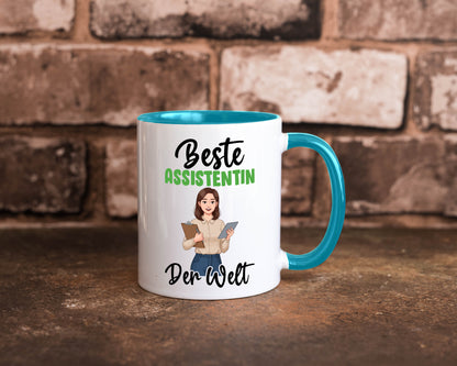 Beste Assistentin | Assistenz Hilfskraft v2 Geschenkidee Humor Tasse