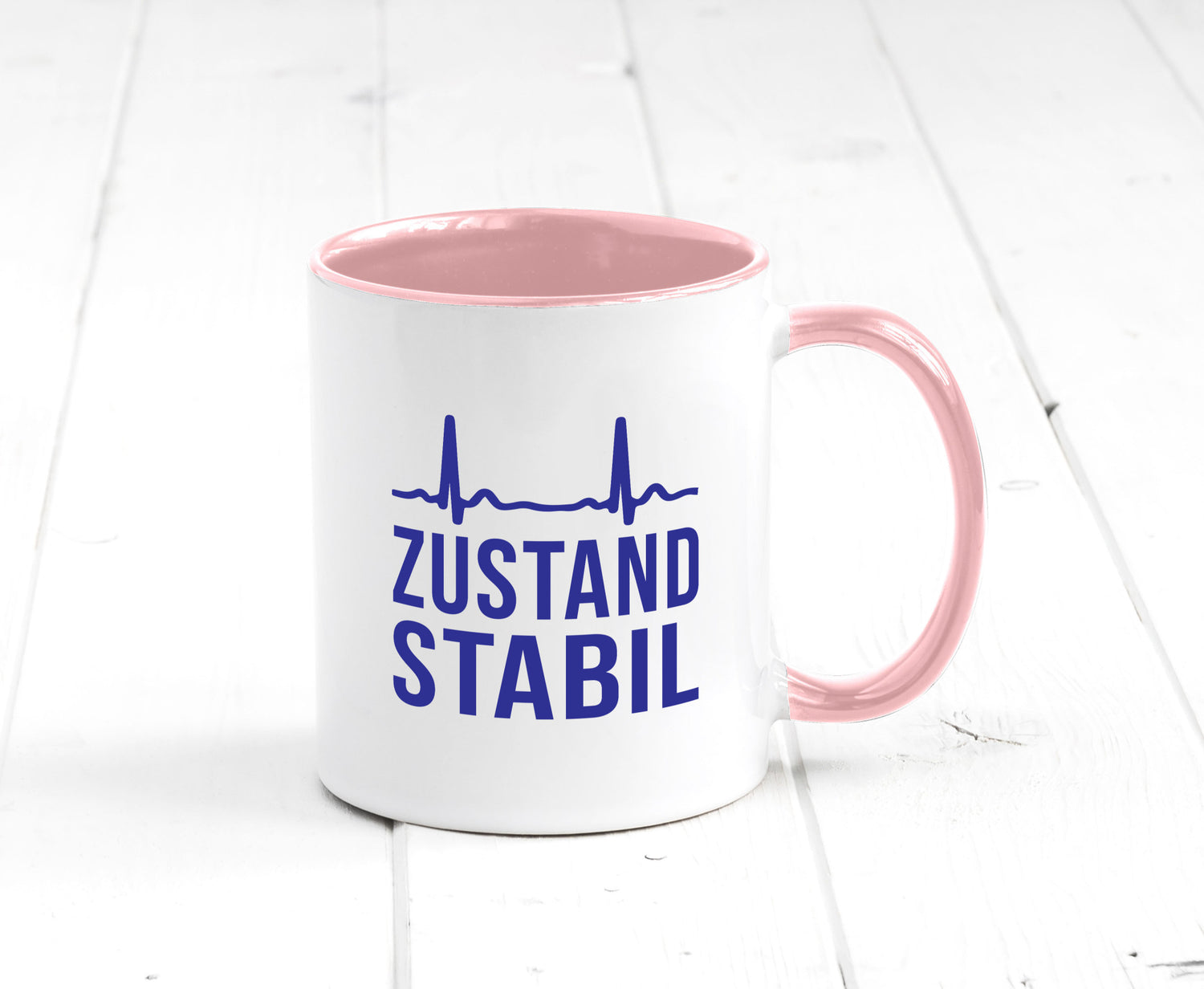 Zustand stabil | Herzschlag v2 Geschenk Humor Geschenkidee lustiger Spruch Tasse