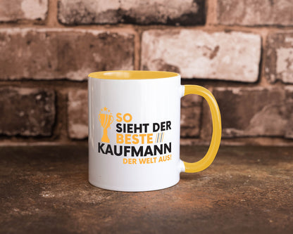 Der Weltbeste Kaufmann Kaufmänner lustig Humor Geschenkidee Geschenk Tasse