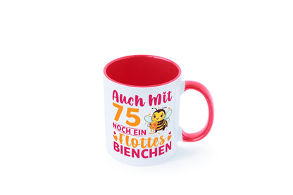 75. Geburtstag | Flottes Bienchen 75 Jahre v2 Geschenk Geschenkidee lustiger