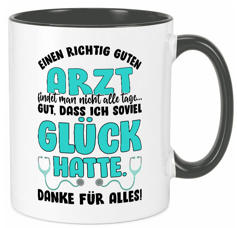 Richtig guter Arzt | Dankeschön Tasse Ärzte Spruch vl9 Humor Geschenkidee