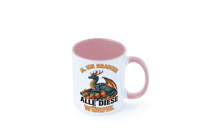 Ja ich brauche alle diese Würfel | Drache Rollenspiel v2 Geschenk Humor