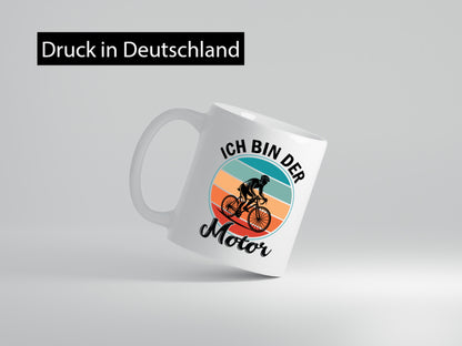 Ich bin der Motor | Mountenbike Fahrrad lustiger Spruch Geschenk Humor