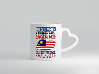 Malaysia | Urlaub Stimmen in meinem Kopf Traumland lustig Humor Geschenkidee