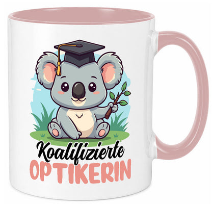 Koalifizierte Optikerin | Augenoptik lustiger Spruch Geschenk Humor Tasse