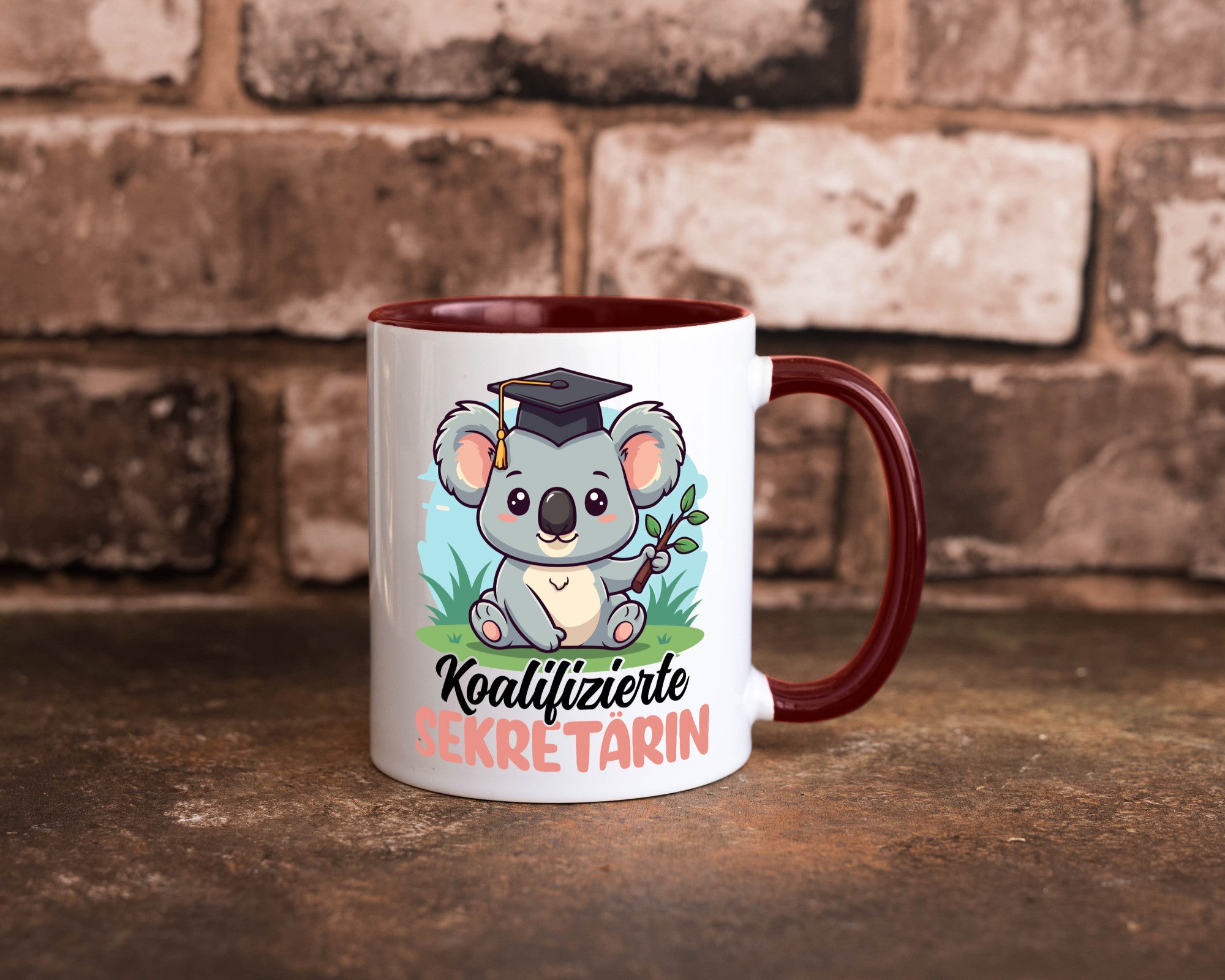 Koalifizierte Sekretärin | Büro Geschenkidee Arbeit Kollegen Humor Tasse