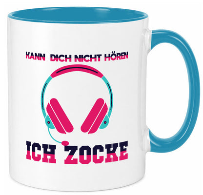 Kann dich nicht hören ich Zocke | Gamer Zocken Zocker Geschenkidee Humor Tasse