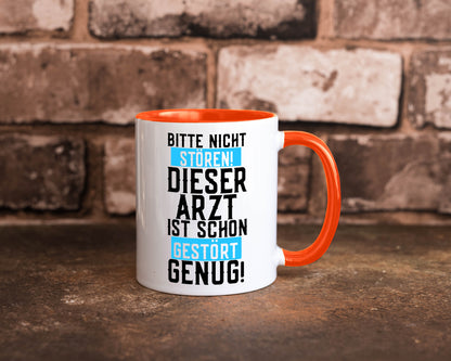 Bitte nicht stören | gestörter Arzt Sarkasmus Klinik Geschenkidee Humor Tasse