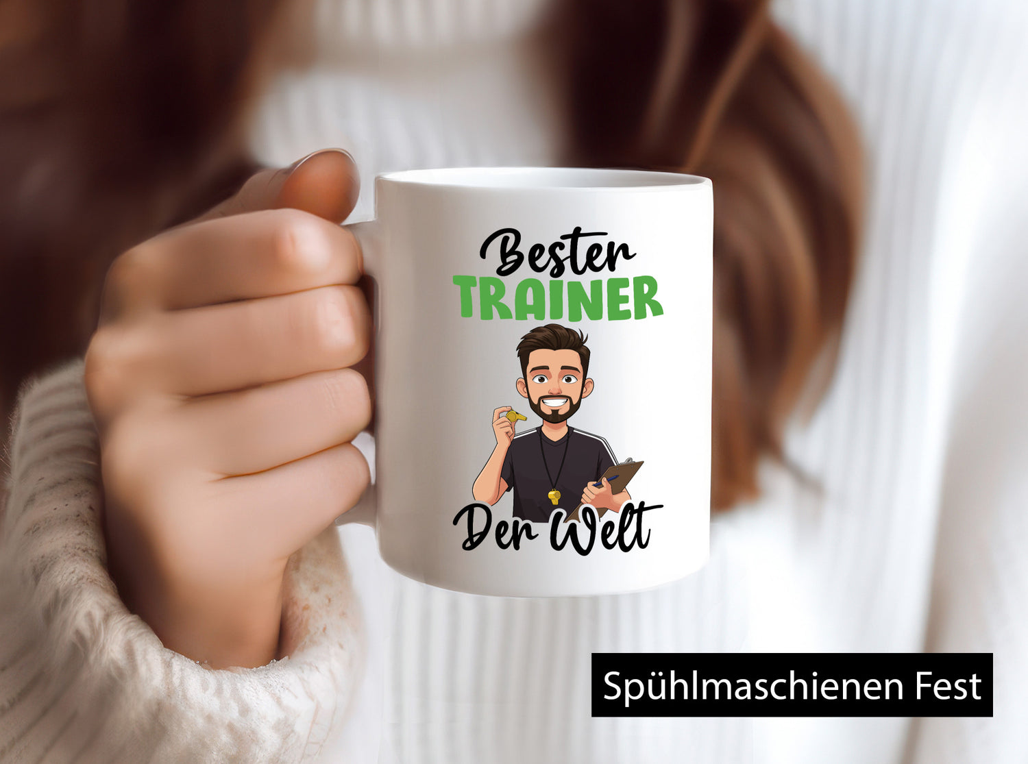 Bester Trainer | Verein Sport v2 Humor Geschenkidee Tasse