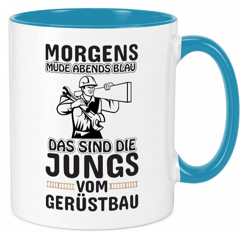 Jungs vom Gerüstbau | Gerüstbauer Tasse Baustelle Geschenk Humor Geschenkidee