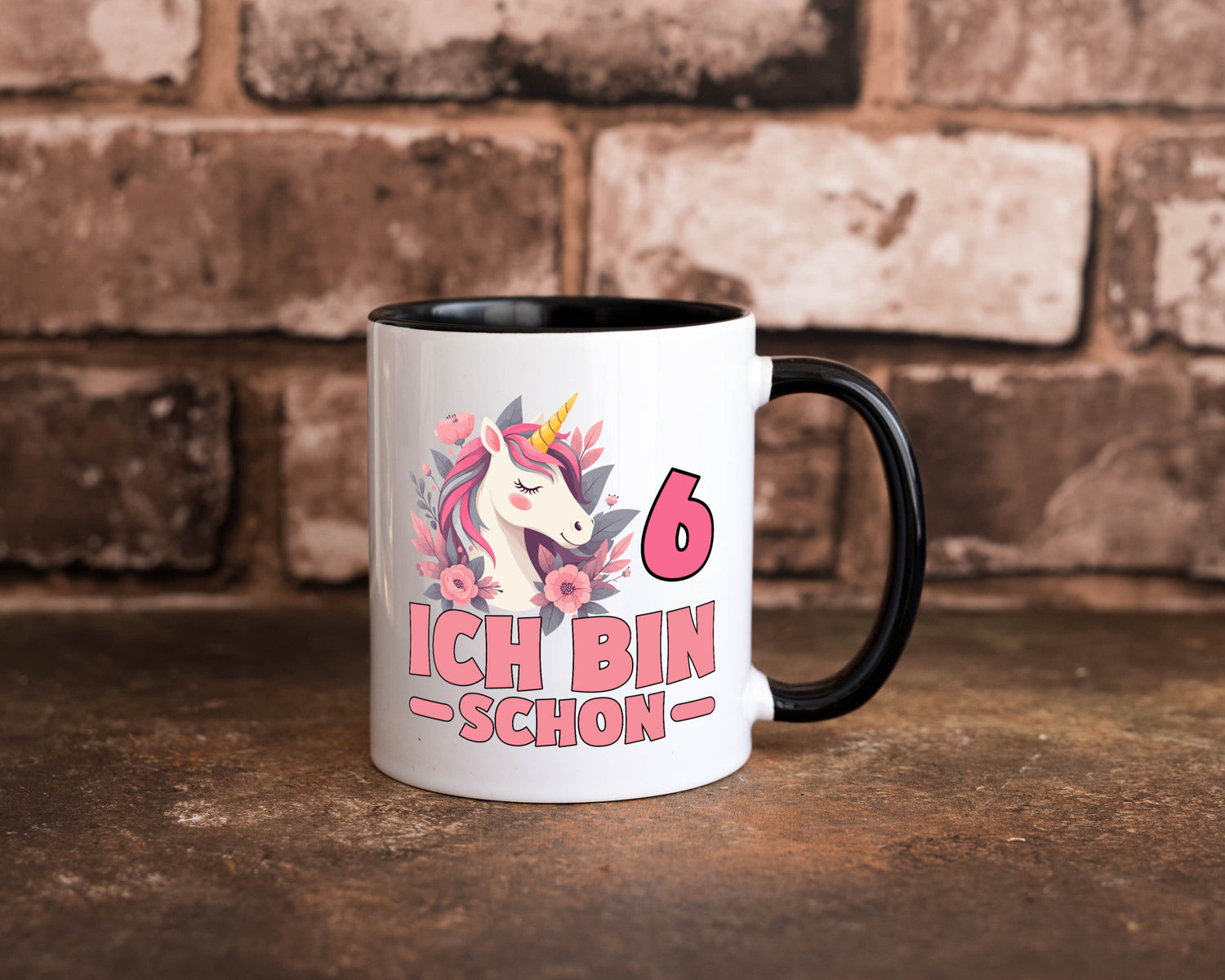 6. Geburtstag | 6 Jahre Einhorn bin schon Mädchen Geschenk Geschenkidee