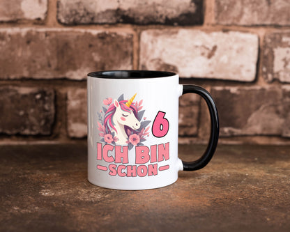 6. Geburtstag | 6 Jahre Einhorn bin schon Mädchen Geschenk Geschenkidee