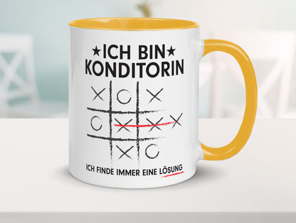 Löse Probleme: Konditorin | Konditorei lustiger Spruch Geschenk Humor