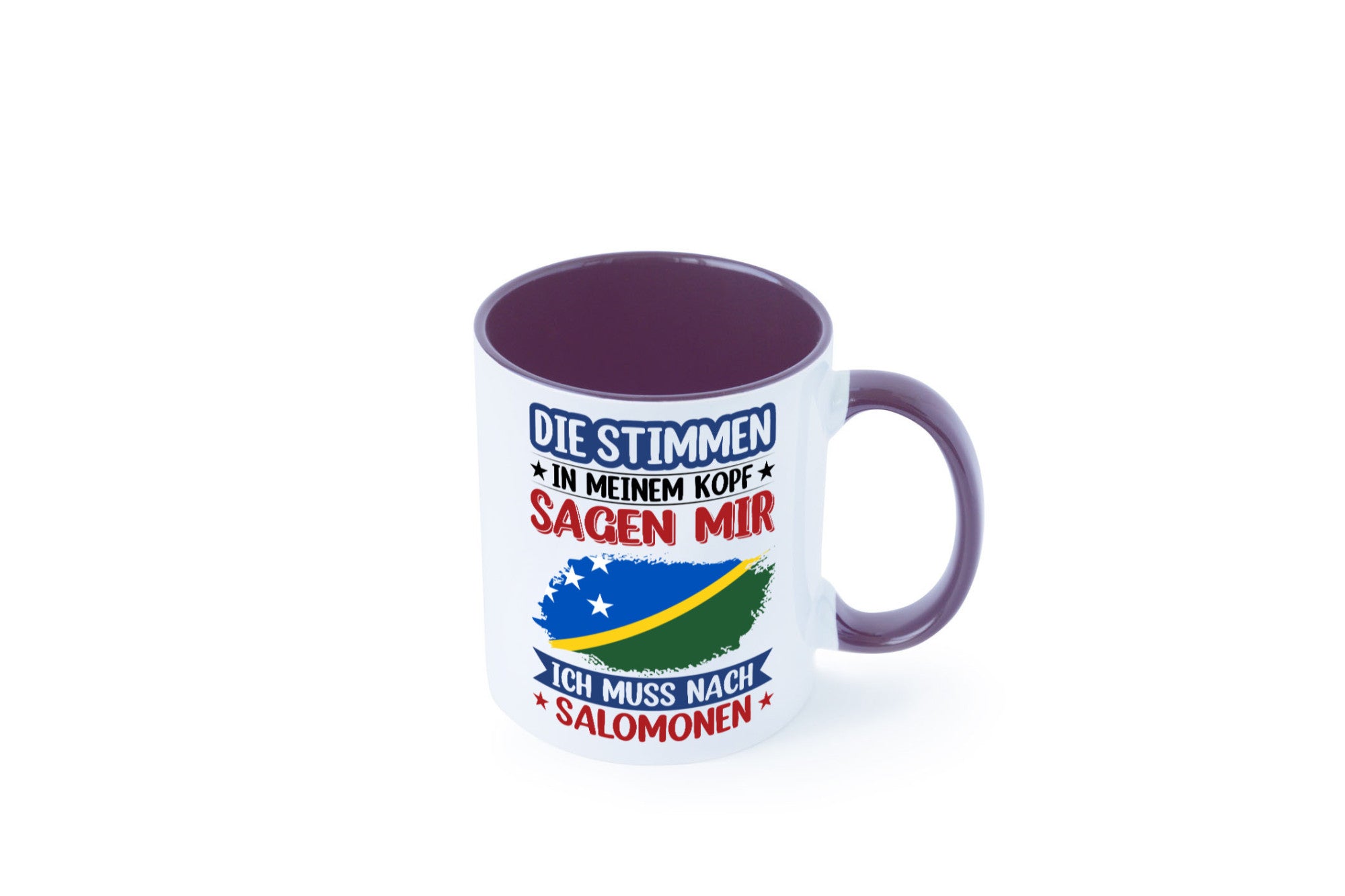 Salomonen | Urlaub Stimmen in meinem Kopf Traumland v2 Humor Geschenkidee Tasse