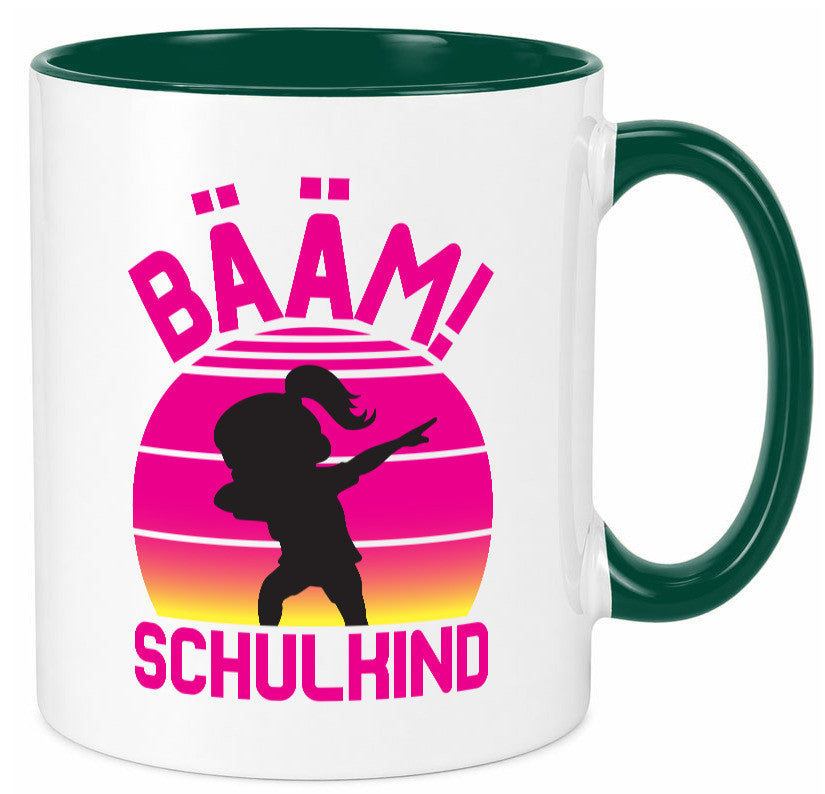 Bääm Schulkind | Einschuldung Schulanfang Geschenkidee Humor Tasse