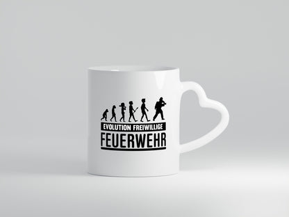 Freiwillige Feuerwehr | Evolution Motiv Feuerwehrmann lustiger Spruch Geschenk