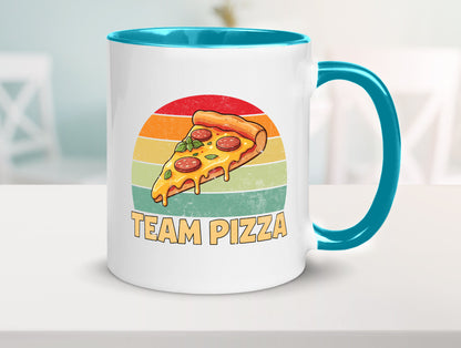 Team Pizza | Pizzaliebhaber Lover v2 Geschenkidee Humor Tasse