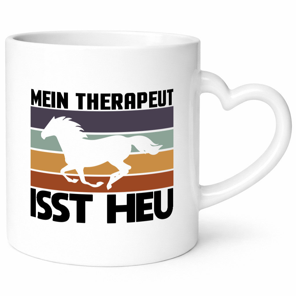 Mein Therapeut isst Heu | Pferd Pferdeliebhaber Humor Geschenkidee Tasse