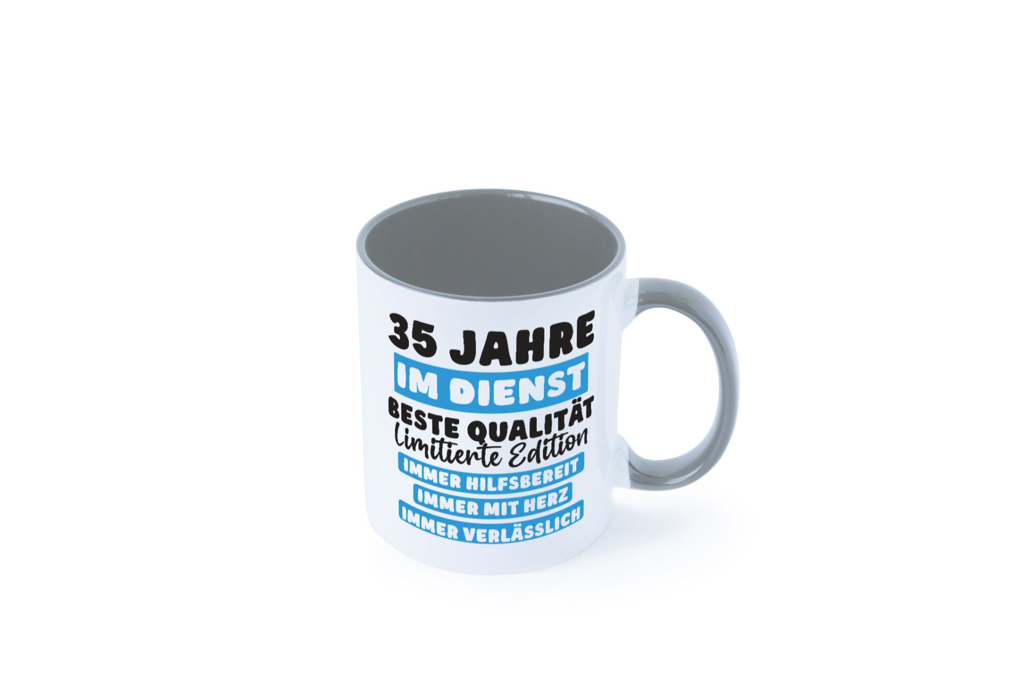 35 Jahre im Dienst | Jubiläum Arbeit v6 lustiger Spruch Geschenk Kollegen Büro