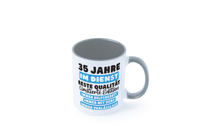 35 Jahre im Dienst | Jubiläum Arbeit v6 lustiger Spruch Geschenk Kollegen Büro
