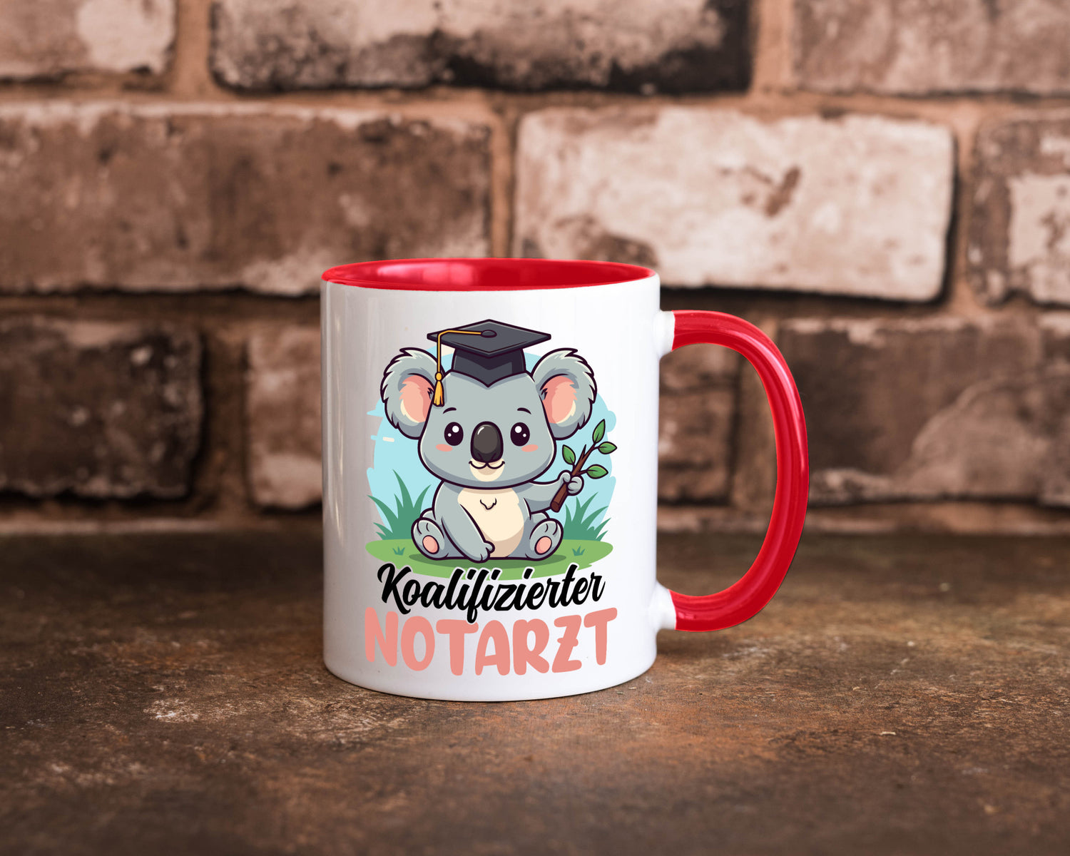 Koalifizierter Notarzt | Arzt Geschenk Humor Geschenkidee lustiger Spruch Tasse