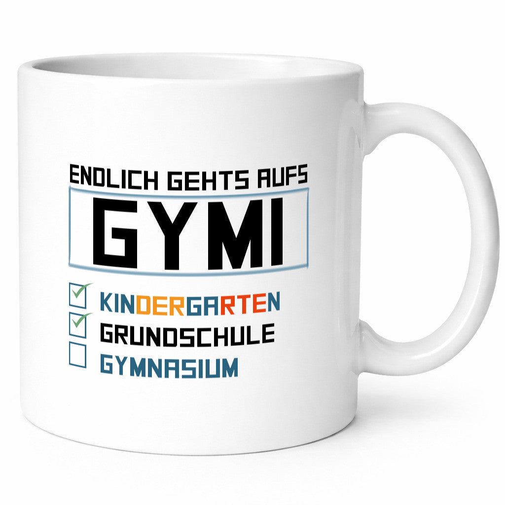 Gymnasium | 5. Klasse Oberschule Übergang v2 Humor Geschenkidee Tasse