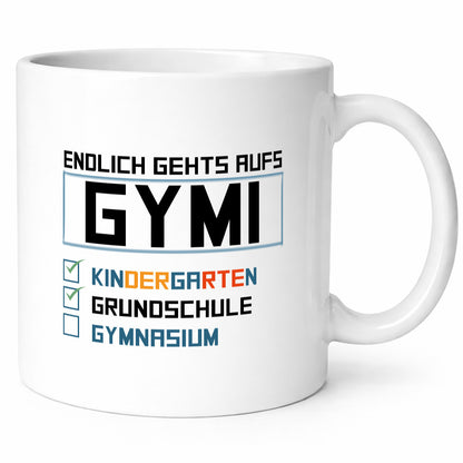 Gymnasium | 5. Klasse Oberschule Übergang v2 Humor Geschenkidee Tasse