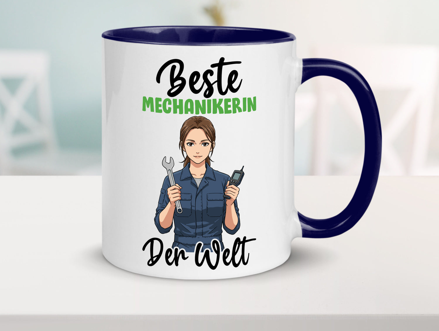 Beste Mechanikerin | KFZ v2 Humor Geschenkidee Tasse