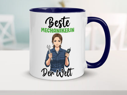 Beste Mechanikerin | KFZ v2 Humor Geschenkidee Tasse