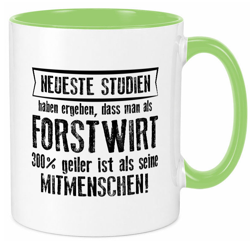 Neuste Studien: Forstwirt | Waldarbeiter lustig Arbeit Kollegen Büro Geschenk Tasse