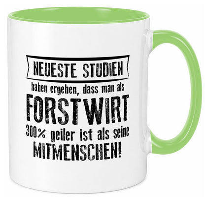 Neuste Studien: Forstwirt | Waldarbeiter lustig Arbeit Kollegen Büro Geschenk Tasse