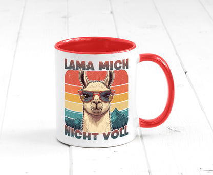 Lama mich nicht voll | Alpaka Kamel Retro lustig Humor Geschenkidee Geschenk