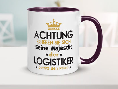 Seine Majestät Logistiker | Beruf Logistik lustiger Spruch Geschenk Arbeit