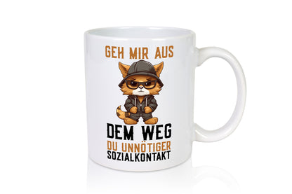 Geh mir aus dem Weg | coole Katze lustiger Spruch Geschenkidee Tierliebhaber