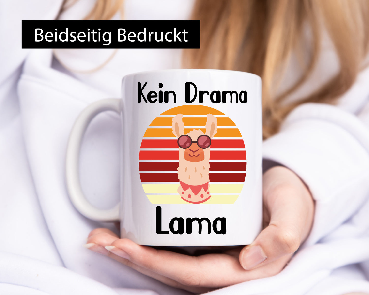 No Drama Lama | Alpala Wanderung Geschenkidee Humor Tasse