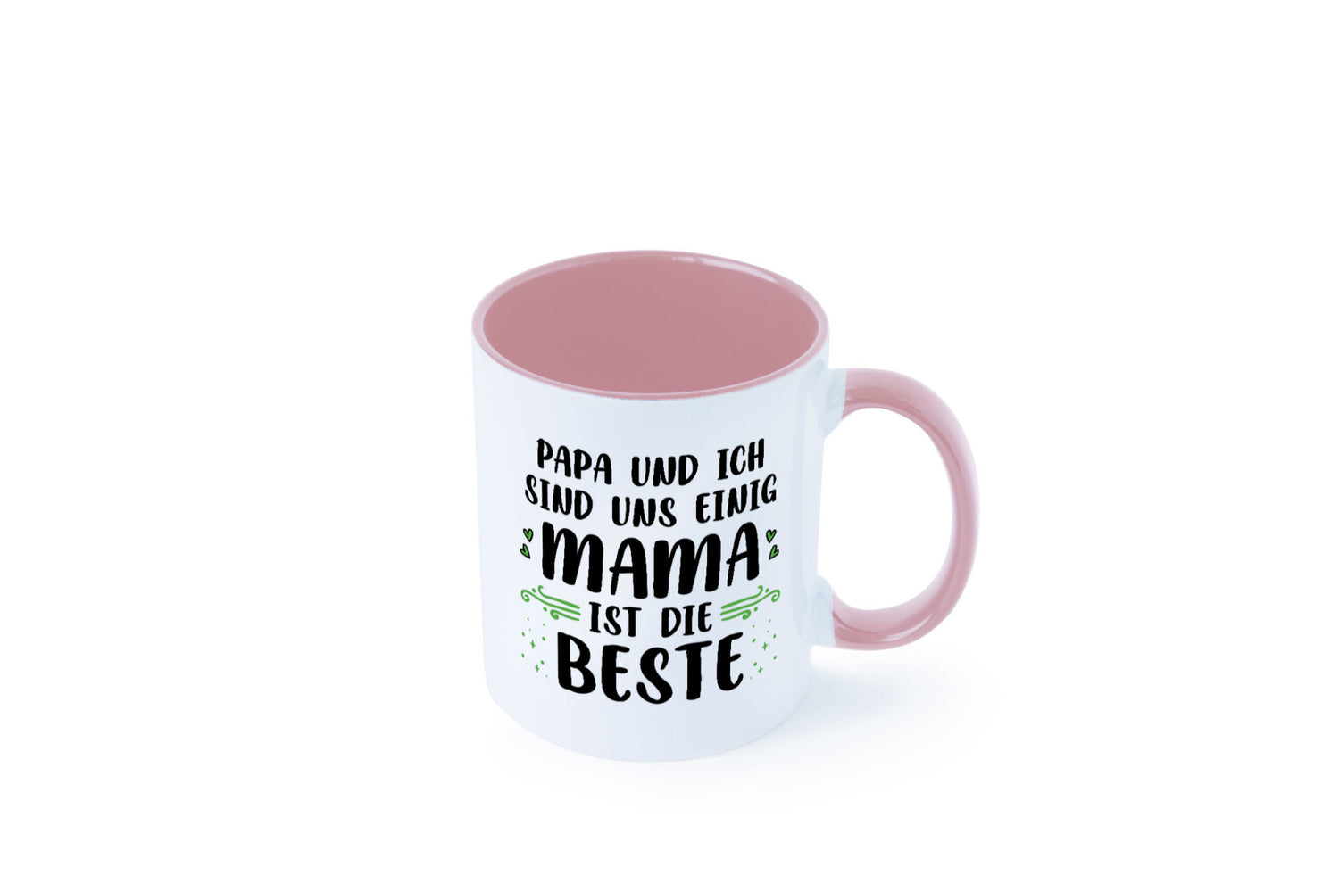 Papa und ich sind uns einige Mama ist die beste | Muttertag Geschenk Familie