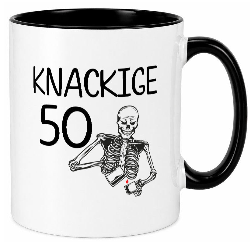 50. Geburtstag | Alt Knackig und Geschenk Geschenkidee lustiger Spruch Tasse
